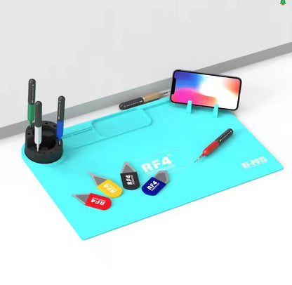 Microscópio Trinocular Estéreo RF4 360° com Braço Articulado para Reparo de Placas PCB de Celulares e Câmera Termográfica 4K C39