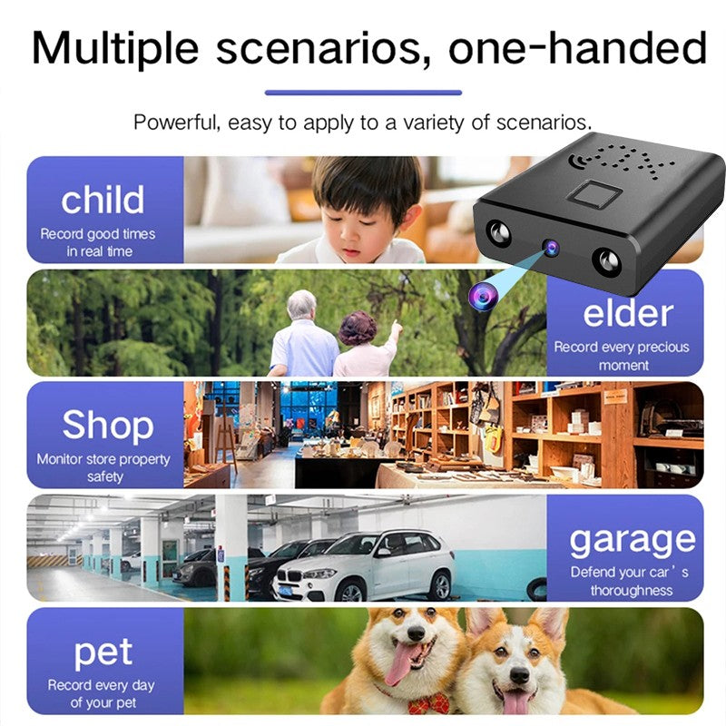 XD Mini Camera HD 1080P Home Security Camcorder Night Vision Micro Camera Motion Detection Video Voice Surveillance Recorder