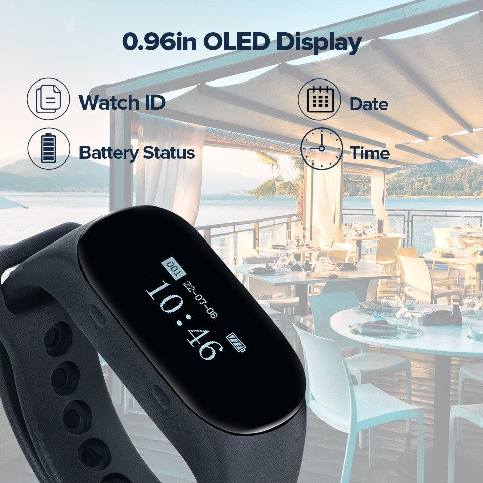 Sistema de chamada para garçons de restaurante com narguilé Retekess TD112, pager de relógio à prova d'água, botões de chamada de garçom TD032 para bar, café, clínica, hotel