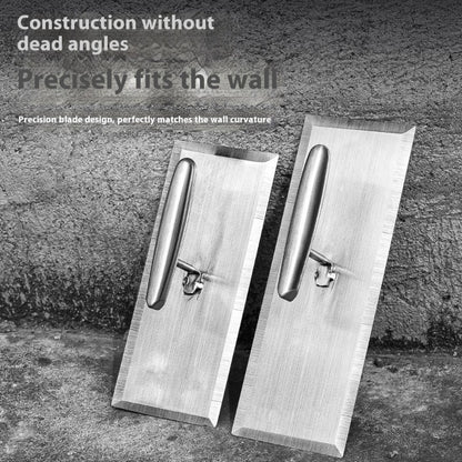 1pç Colher de Pedreiro 240/280mm Raspador de Cimento Ferramenta de Reboco Colher de Acabamento de Aço Inoxidável Ferramenta de Reboco de Construção