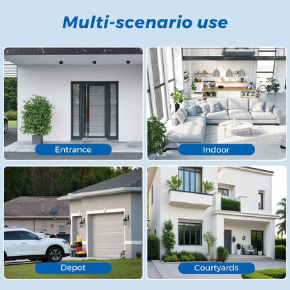 10MP 5K PTZ Wifi Camera Outdoor Video Surveillance Dual Screens IP66 Waterproof Human Detection Night Vision 5G Security Camera