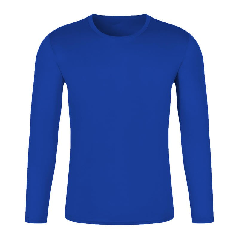 Long Sleeve Fast Dry Round Neck T-shirt Custom Breathable Culture Shirt Sports Fitness Outdoor Printed Logo Running Work Clothes