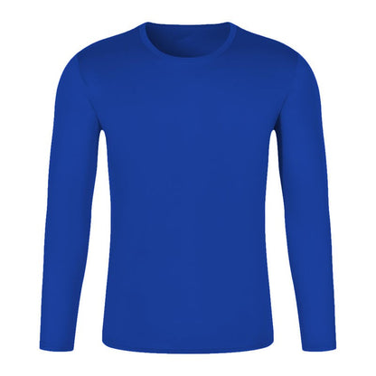 Long Sleeve Fast Dry Round Neck T-shirt Custom Breathable Culture Shirt Sports Fitness Outdoor Printed Logo Running Work Clothes