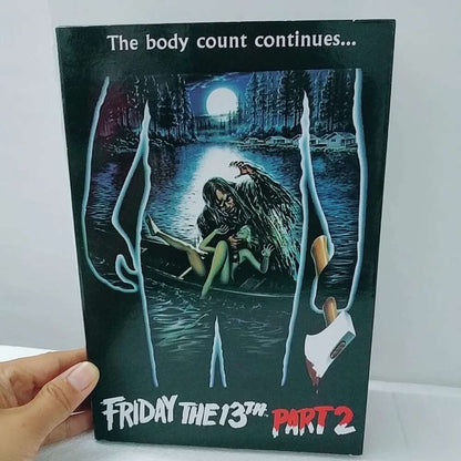 O 13º Brinquedo de Figuras NECA Sexta-Feira 13 Freddy Jason Voorhees Figura de Ação de Sangue Modelo Colecionável do Jason Presentes de Natal Halloween