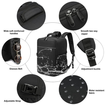 travel backpacks 40x20x25 ryanair cabin bag Unisex Carry-On Suitcase.15.6-inch Laptop Backpack For School,night reflective strip