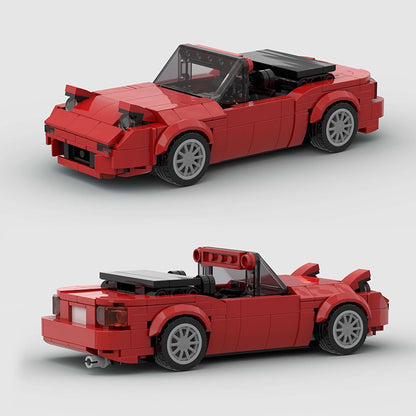 MOC Carro Esportivo de Corrida Veículo Cidade Speed Racer Modelo Técnico Blocos de Construção Tijolos Supercarro F1 Brinquedos Infantis Presentes para Meninos NSX