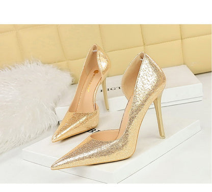 BIGTREE Shoes Sequin Cloth Women Pumps Fashion Wedding Shoes Luxury High Heels Women Shoes Stilettos Heels Sexy Party Shoes 2025