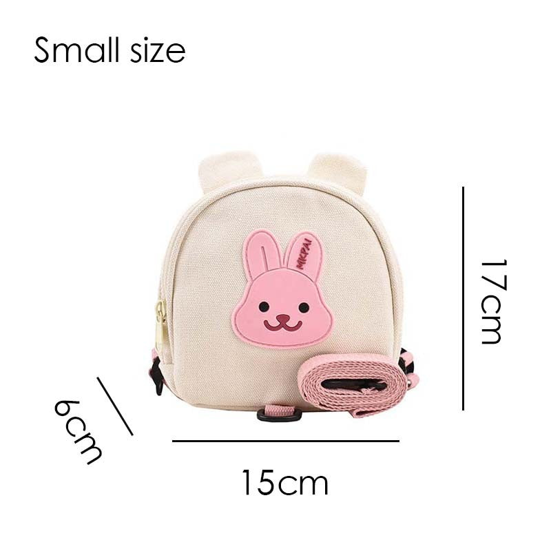 Mochilas Infantis de Lona, Bolsas Escolares de Jardim de Infância, Urso, Coelhinho, Coreana, Antiperda, Bolsas Infantis para Meninas, Meninos, Mochilas Infantis para Viagem