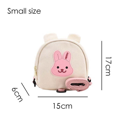 Mochilas Infantis de Lona, Bolsas Escolares de Jardim de Infância, Urso, Coelhinho, Coreana, Antiperda, Bolsas Infantis para Meninas, Meninos, Mochilas Infantis para Viagem