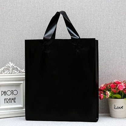 50 supermarket shopping bags clothing store plastic bags personalized advertising tote bags party gift bags custom printed logo