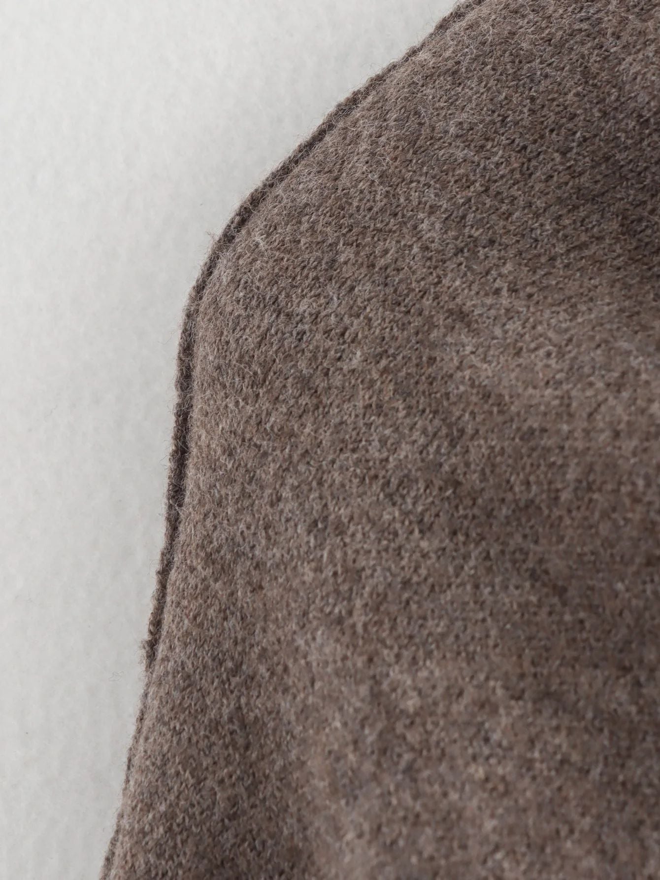 Ladies Autumn Winter Jacket Women Casual Commuter Coat Knitted Loose Oversize Coat Asymmetric Elegant Split Chic Scarf Jacket