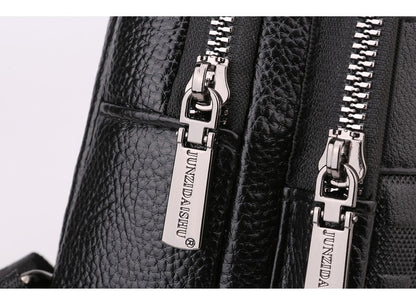 Luxury Brand Kangaroo Leather Men Chest Bag Travel Hiking CrossBody Bag Male Messenger Bag For Men Leather Chest Pack Sling Bag