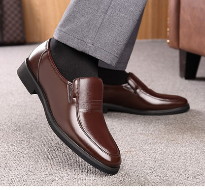 Mens 6CM Height Increase Dress Shoes Fashion Pointed Toe Business Casual Elevator Shoes Leather Oxfords Shoes Zapatos De Hombre