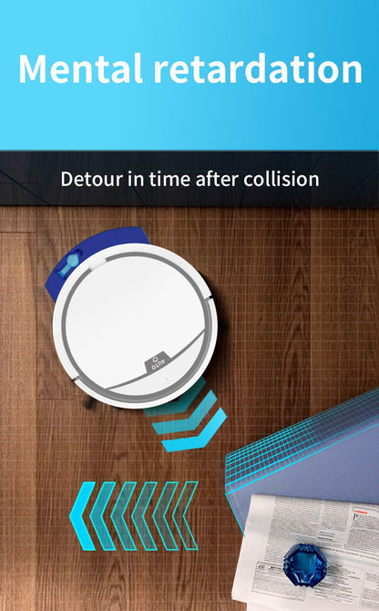 Aspirador Robô Inteligente 2800PA Controle Remoto Sem Fio Máquina de Limpeza Automática Varredura de Chão Aspirador de Pó Úmido e Seco Para Casa