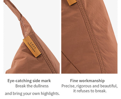 LEFF Simple Women's Crossbody Bag 2025 New Travel Casual Bag Outdoor Waterproof High Quality Shoulder Bag Uinsex Solid Colored