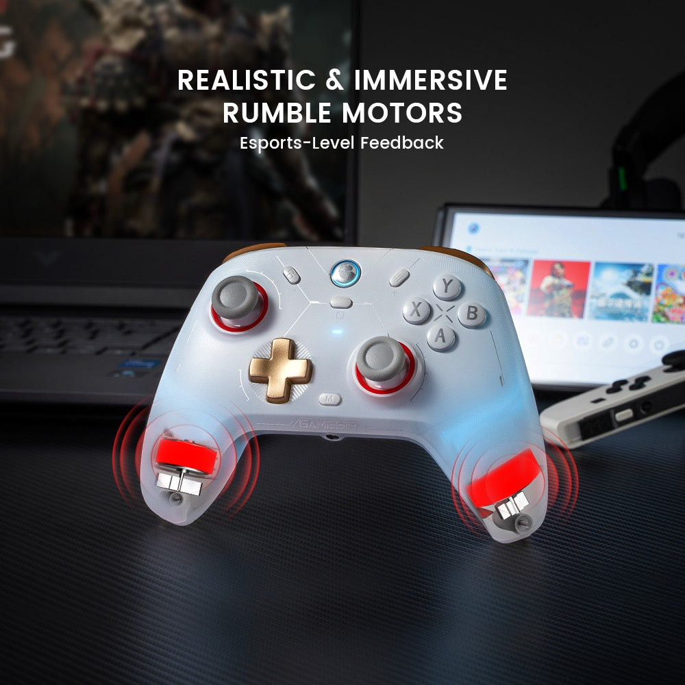 GameSir Cyclone 2 Wireless Pro Controller for Nintendo Switch 2 / PC / iPhone / Android - Hall Effect, Tri-Mode (BT/2.4G/USB)