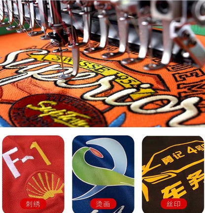 Long Sleeve Fast Dry Round Neck T-shirt Custom Breathable Culture Shirt Sports Fitness Outdoor Printed Logo Running Work Clothes