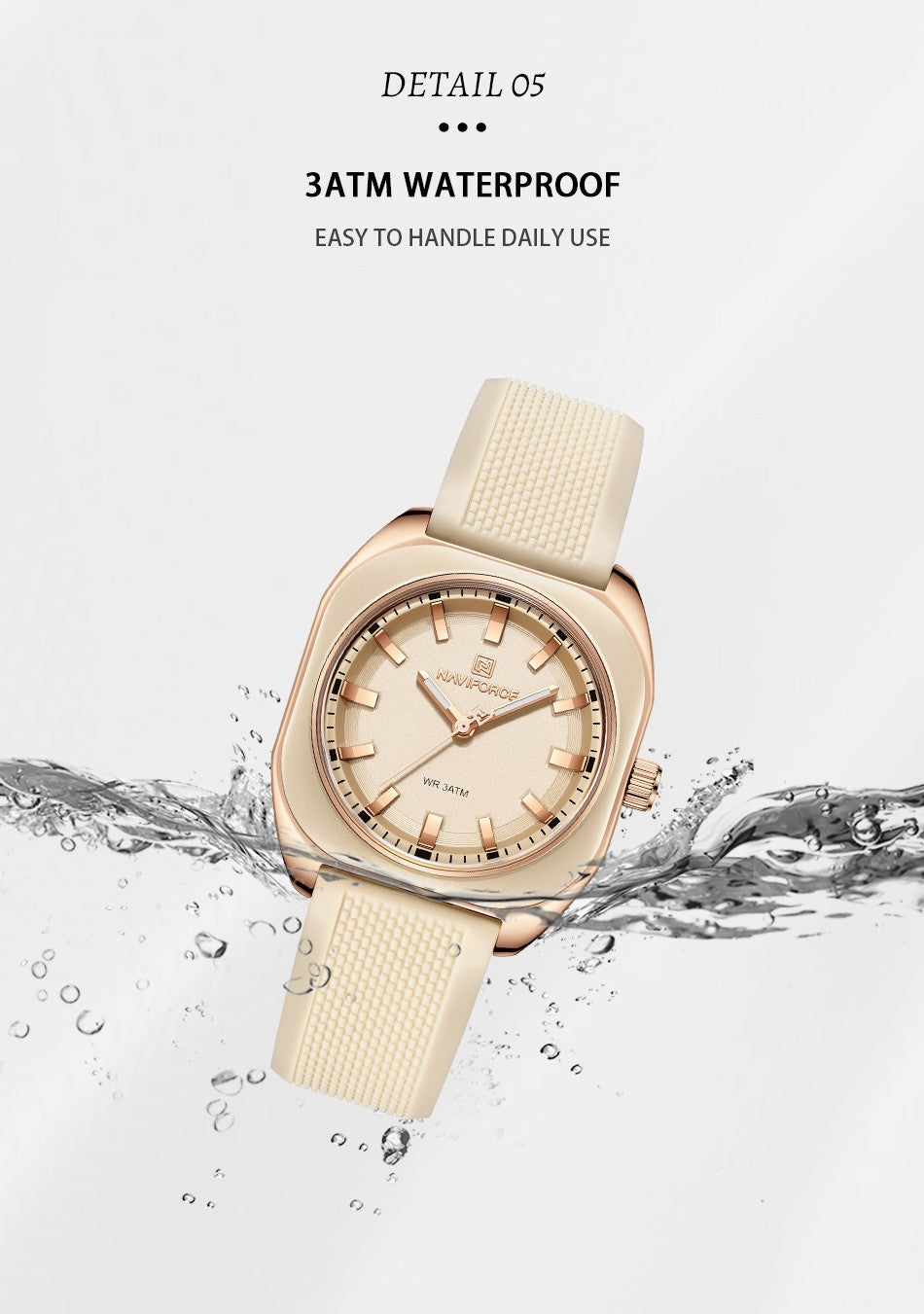 NAVIFORCE Elegant Watch For Women Fashion Quartz Wristwatch Woman Watches Ladies Festival Valentine's Day Gift Clock Reloj Mujer