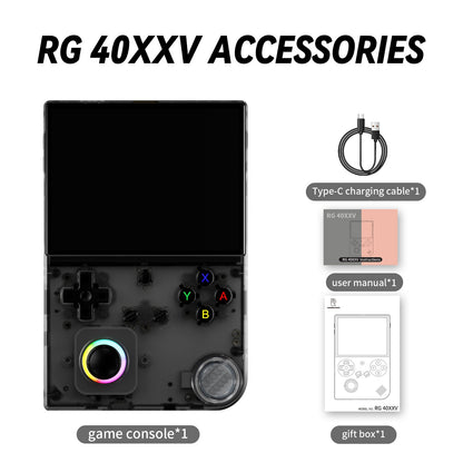 RG40XXV 64-bit Linux Retro Handheld Game Console 4.0 IPS Screen Supports 5G Bluetooth HD Output 3200mAh Battery