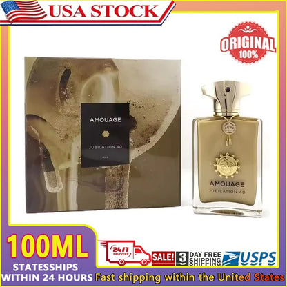 2025 Amouage Jubilation 40 ml Man Perfume Extrait Parfum Spray