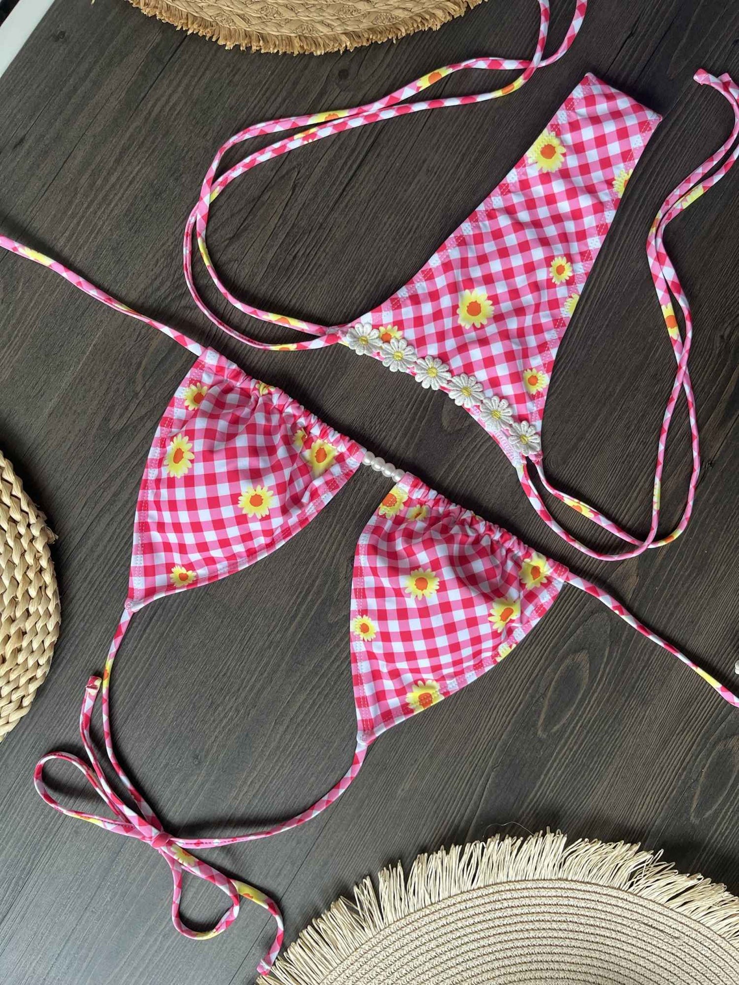 Micro Bikinis 2025 Sexy Women Swimsuit Swimwear Female Thong Bikini Set Biquini Bathing Suit Print Swimming Suits Beachwear