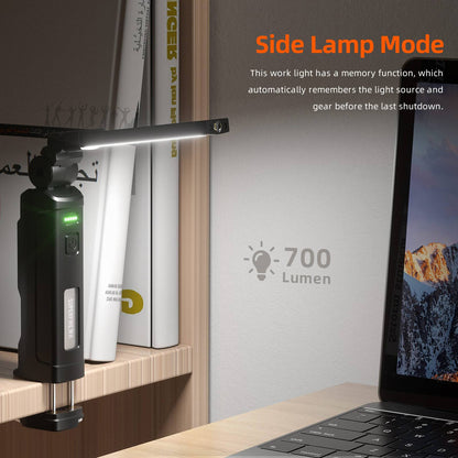 SUPERFIRE G16-S Multifunctional Work light LED+COB Flashlight 360° With Magnetic Base Rechargeable For Car Repair Fishing Torch