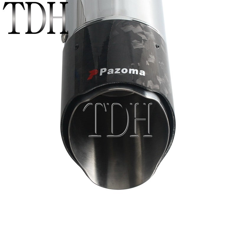 Motorcycle Exhaust System Carbon Fiber Muffler Pipe For Harley Street Road Glide ST FLTRXST FLHXST FLHX PAZOMA Exhaust Mufflers