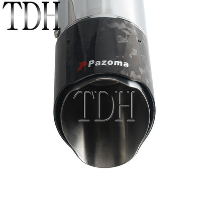 Motorcycle Exhaust System Carbon Fiber Muffler Pipe For Harley Street Road Glide ST FLTRXST FLHXST FLHX PAZOMA Exhaust Mufflers