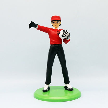 18cm Capitão Tsubasa Anime Boneco Ozora Tsubasa Figuras de Ação Hyuuga Kojirou/Wakabayashi Genzou Coleção de Estatuetas Brinquedos de Modelo