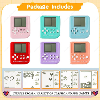 6-48Pcs Video Game Party Favors for Classic Game Console Keychain Birthday Joypad Souvenir School Valentine Gifts