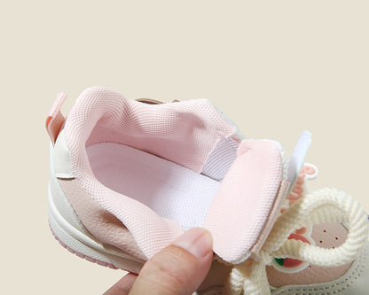 2025 Children's Casual Shoes Girls Comfortable Board Shoes Breathable Non Slip Running Shoes Sneakers