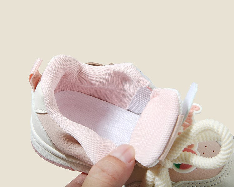 2025 Children's Casual Shoes Girls Comfortable Board Shoes Breathable Non Slip Running Shoes Sneakers
