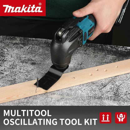 Cortador de acabamento Makita 18V: 6 configurações de marcha, bateria Li-Ion 18/20V, 340-326mm de comprimento, multiuso para serrar, cortar, escavar