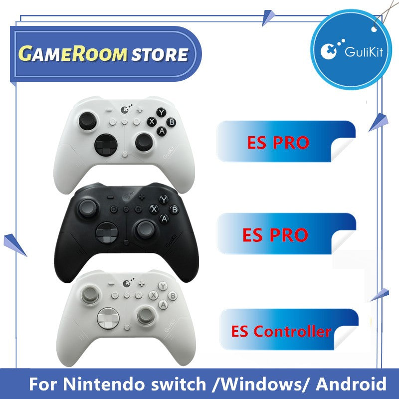 Gulikit  ES/ES PRO  Wireless Controller For Nintendo switch 2 ,Bluetooth,for Windows, Android ,iOs Game Accessories?BLACK/white