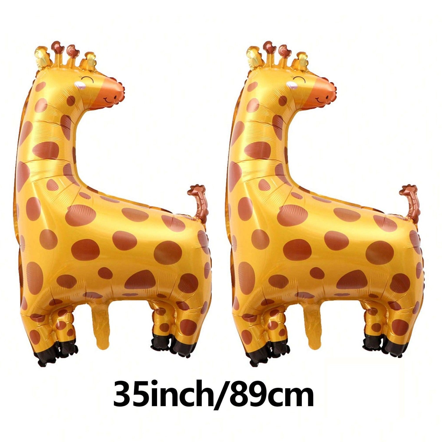 Cartoon Animal Aluminum Foil Balloon Giraffe Lion Monkey Balloon Jungle Zoo Theme Party Kidsren's Birthday Holiday Decoration