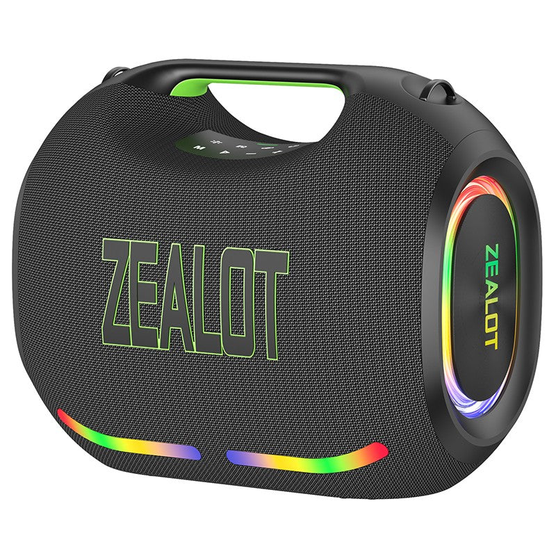 ZEALOT-ZE21 250W Alto Poder Sem Fio TWS Subwoofer Bluetooth Speaker Alto Volume À Prova D'Água Portátil Power Bank Som HIFI