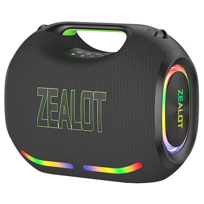 ZEALOT-ZE21 250W Alto Poder Sem Fio TWS Subwoofer Bluetooth Speaker Alto Volume À Prova D'Água Portátil Power Bank Som HIFI
