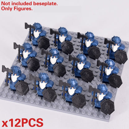 Soldado Asgard Medieval Anão LOTR Javali Cabra Carroça Animais Figuras Blocos de Montar Brinquedos Tijolos Senhor Presente Para Crianças