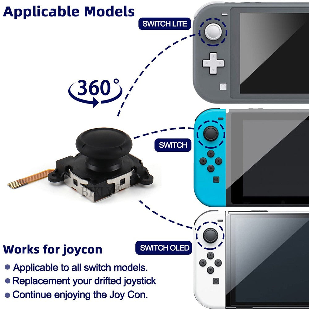 Replacement Hall Effect Joystick for Nintendo Switch/Lite/OLED Joycon Analog Thumb Stick for  Analog Thumb Stick Repair Parts