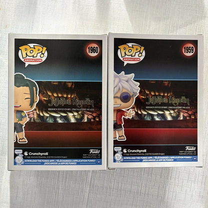 Jujutsu Kaisen Figure Satoru Gojo Suguru Geto Funko Pop Figurine 2025 Anime Expo Summer Day Limited Edition Model Toy Gift