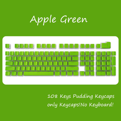 OEM Profile PBT Keycaps 108 Keys Pudding Keycap For Cherry MX Switch Mechanical Keyboard RGB Gamer backlit Key Caps Custom DIY