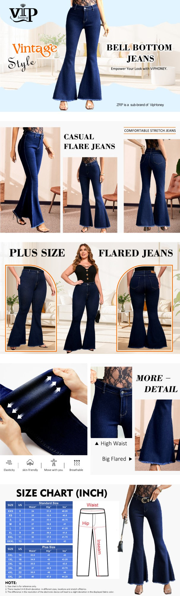 Miss Casual Streetwear Flared Jeans Women Light Wash Stretch Denim Pants Slim Fit Y2K Clothing Vintage Inspired Trendy Trousers
