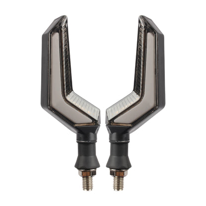 2pcs 12V Universal Motorcycle LED DRL Flowing Water Tail Turn Signal Indicators Lamp For KTM Yamaha Honda BMW Modifications