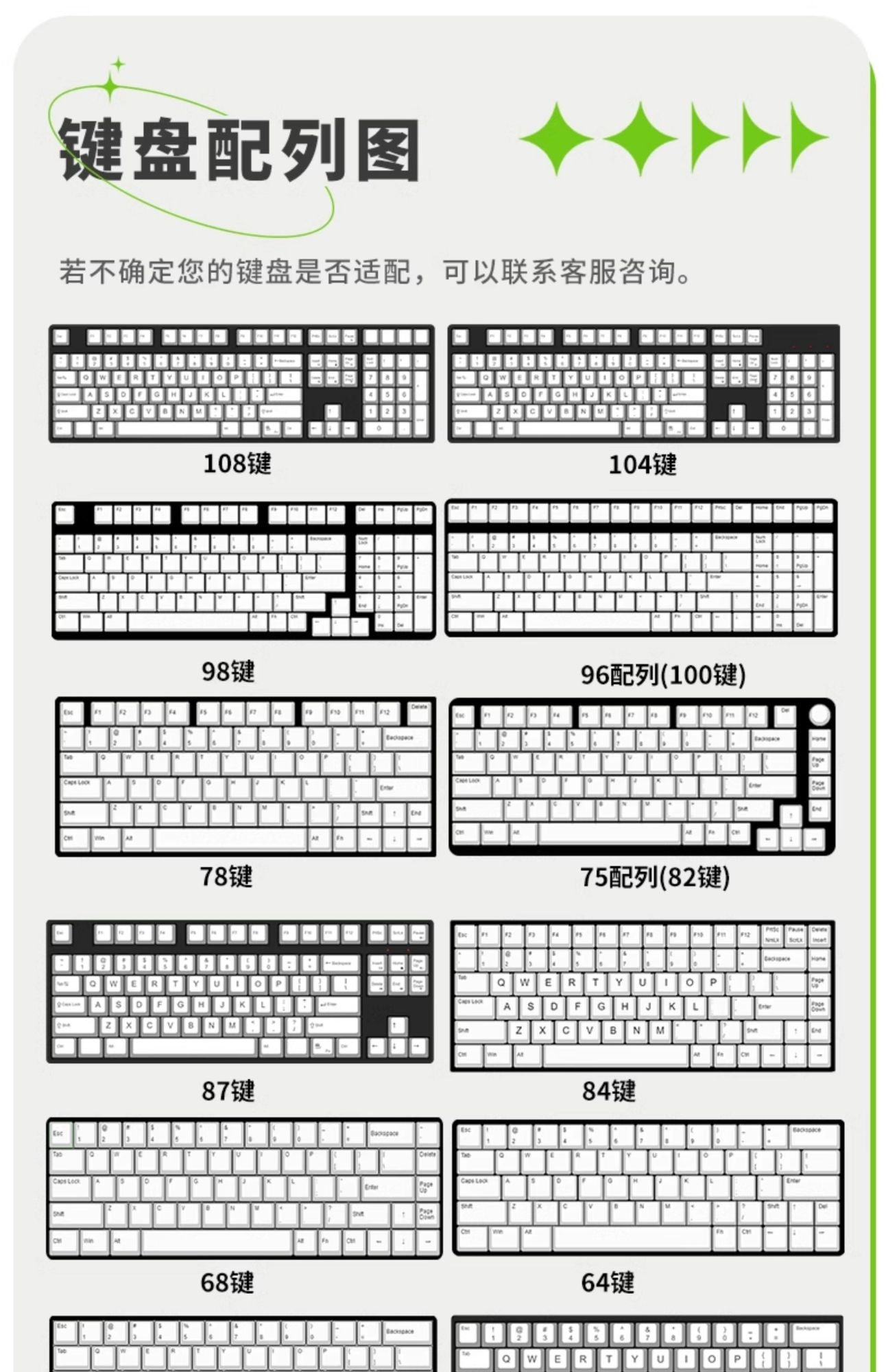 Doomsday Crossing Personalized Keycaps 125 Keys PBT+PC SAX Quad Translucent Pudding Keycaps for MX Switch Mechanical Keyboards