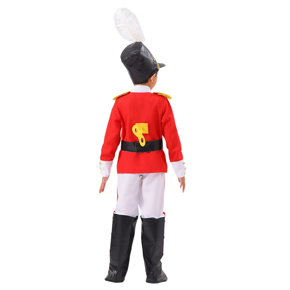 Boys Toy Soldier Costume Halloween Stage Performance Outfit Kids Military Role Play Set  - New Arrival 2025