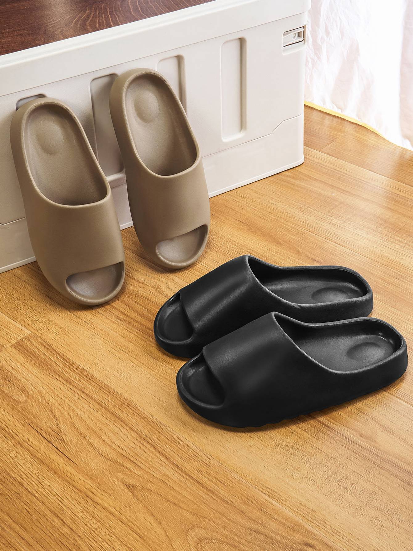 Men Sandals Slippers Women's Shoes Fashion Lightweight EVA for Beach Vacation Outdoor 36-45