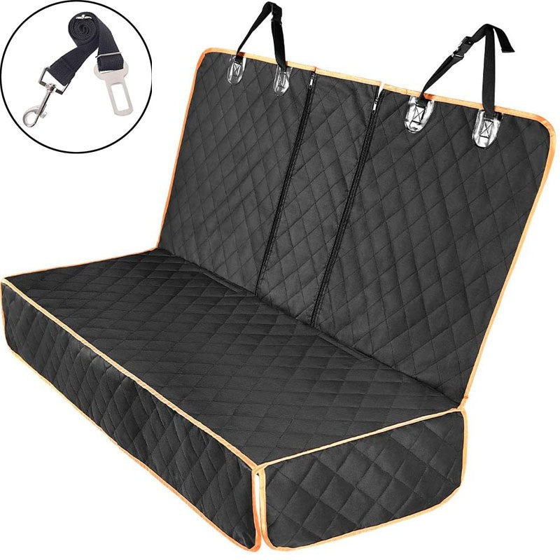 Capa para Banco de Carro para Cães à Prova D'Água Protetor de Assento Traseiro Antiderrapante Universal para Transporte Seguro de Cães em Passeios