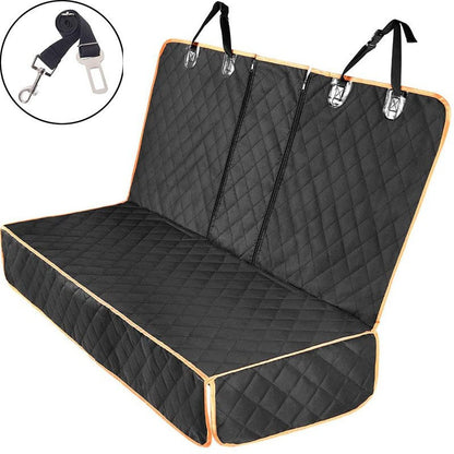 Capa para Banco de Carro para Cães à Prova D'Água Protetor de Assento Traseiro Antiderrapante Universal para Transporte Seguro de Cães em Passeios