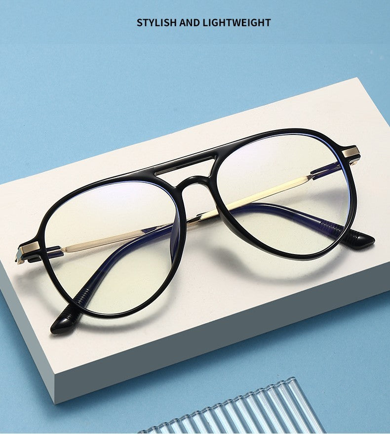 Transparent Frame Reading Glasses For Women Anti Blue Light Aviation Presbyopic Glasses For Men Polit Eyeglasses +1.00~+4.00