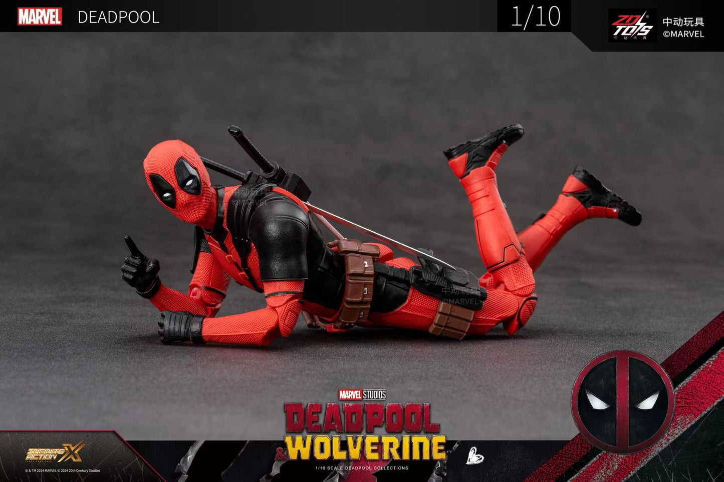 2024 Deadpool e Wolverine Bonecos de Ação Versão Filme Série ZD Toys Coleções Bonecos de Ação Adulto Presente Infantil